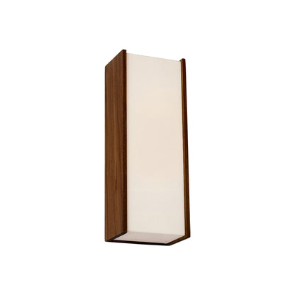 Satori LED Wall Light in Natural Walnut (12-Inch).