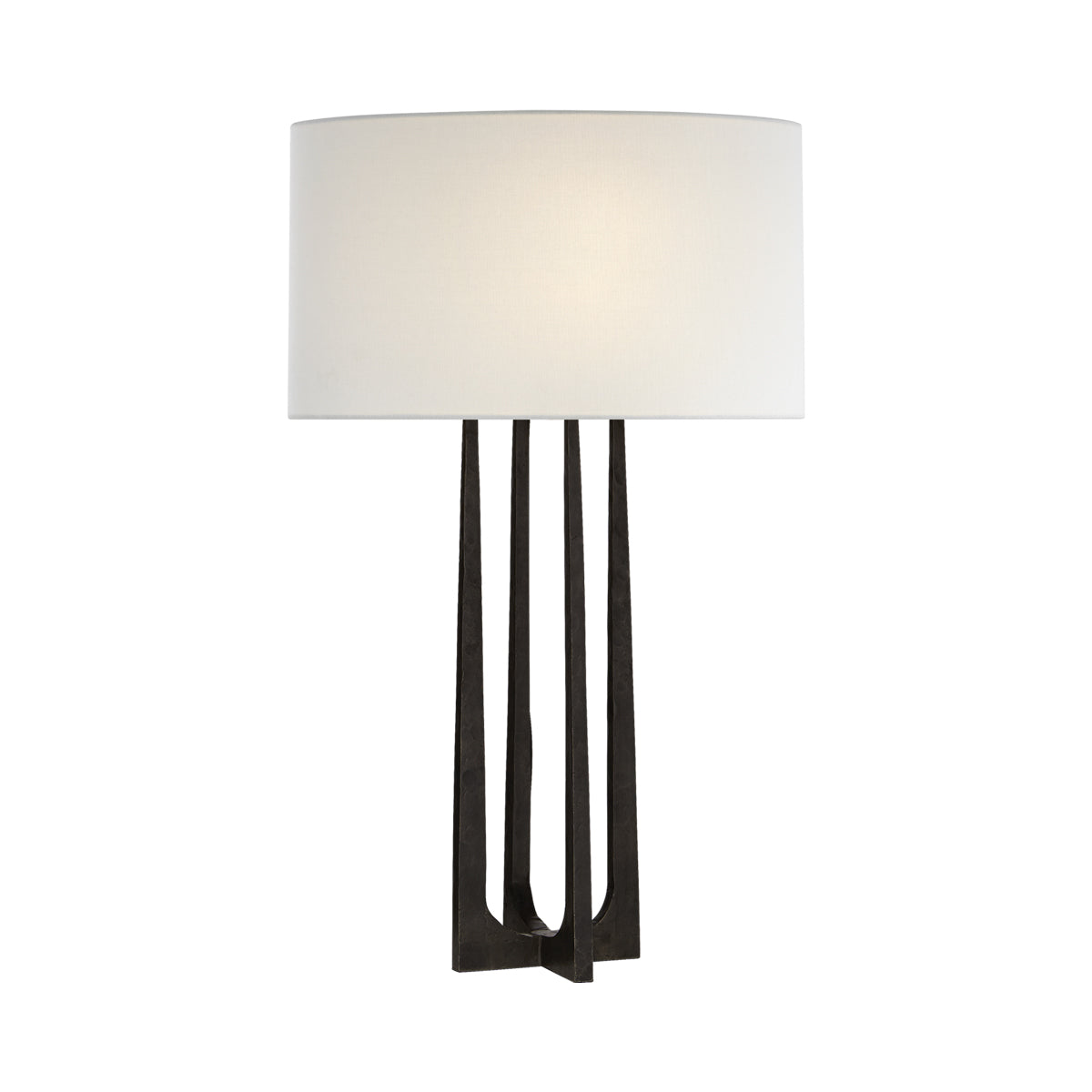 Scala Table Lamp in Aged Iron (26.25-Inch).