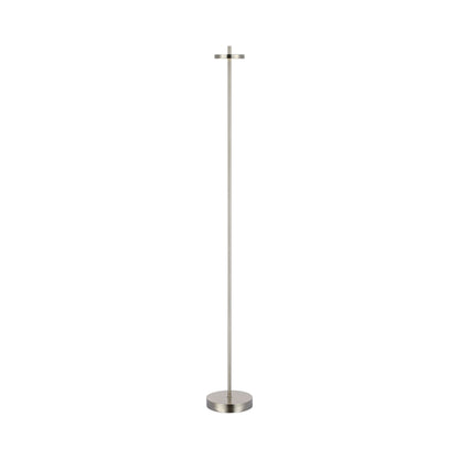Sene LED Rechargeable Floor Lamp in Museum Nickel.