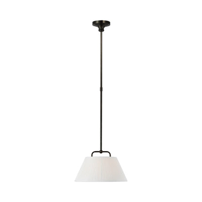 Serrato LED Pendant Light in Bronze (14-Inch).
