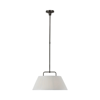 Serrato LED Pendant Light in Bronze (20-Inch).