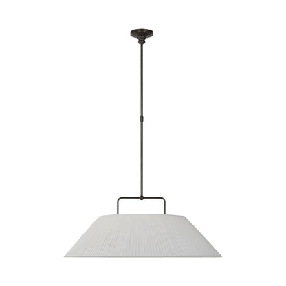 Serrato LED Pendant Light in Bronze (32.5-Inch).