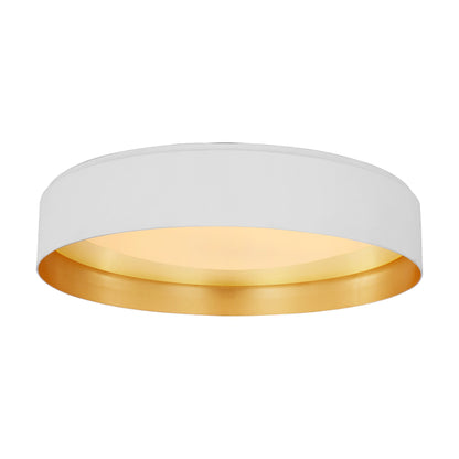 Shaw LED Flush Mount Ceiling Light in White (Extra Large).