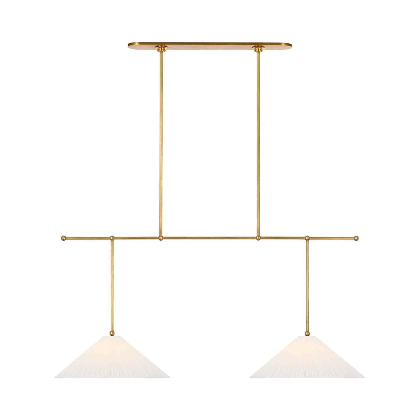 Soren Extended Drop Linear Chandelier in Detail.