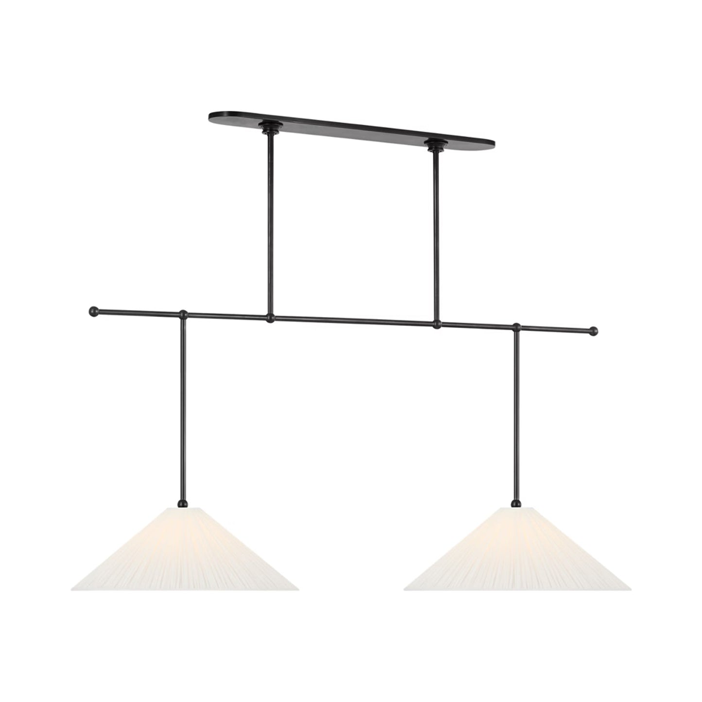 Soren Extended Drop Linear Chandelier in Detail.