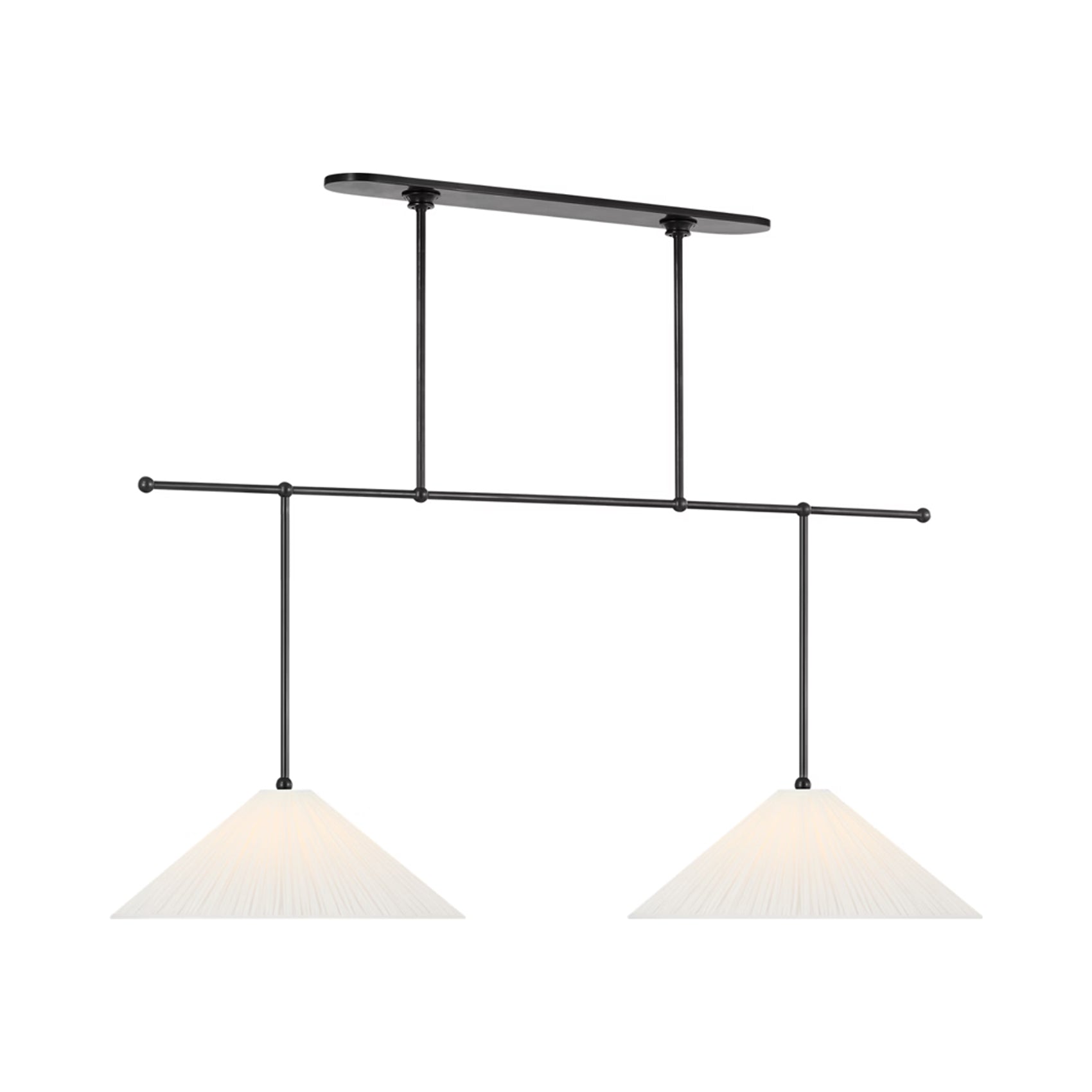 Soren Extended Drop Linear Chandelier in Detail.