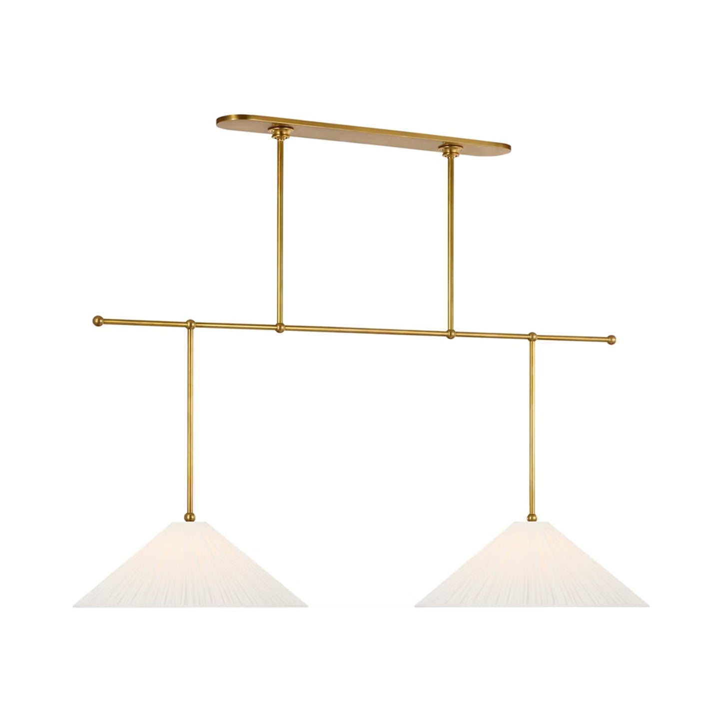 Soren Extended Drop Linear Chandelier in Detail.