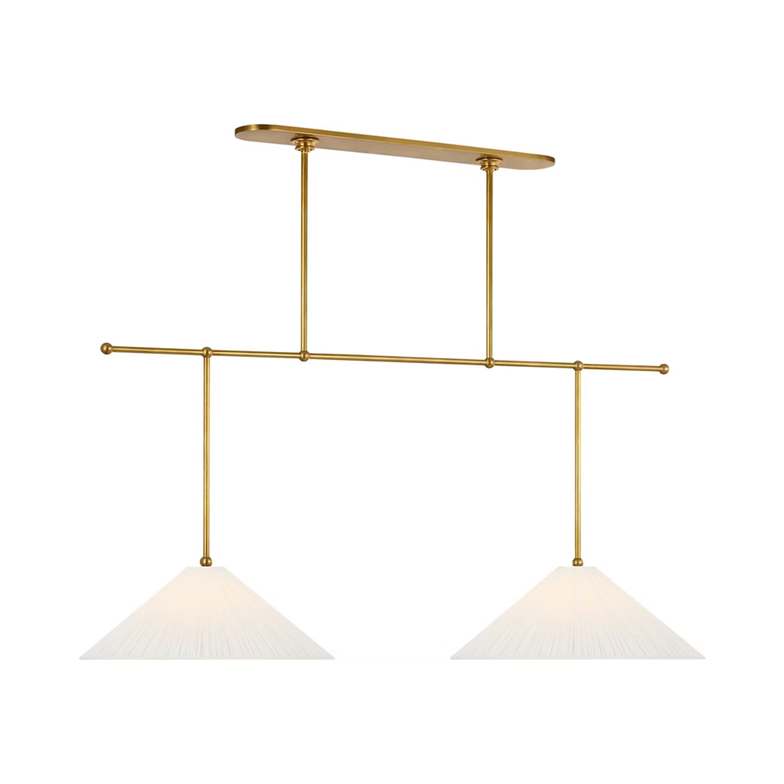 Soren Extended Drop Linear Chandelier in Detail.