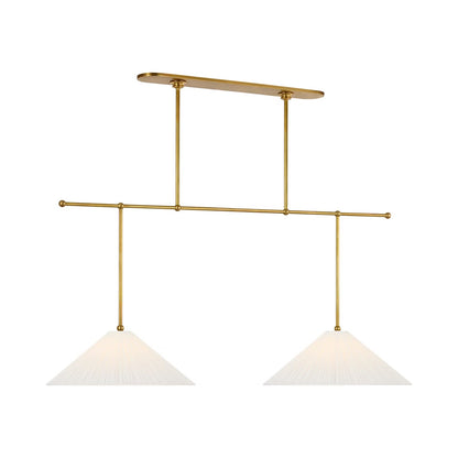 Soren Extended Drop Linear Chandelier in Detail.