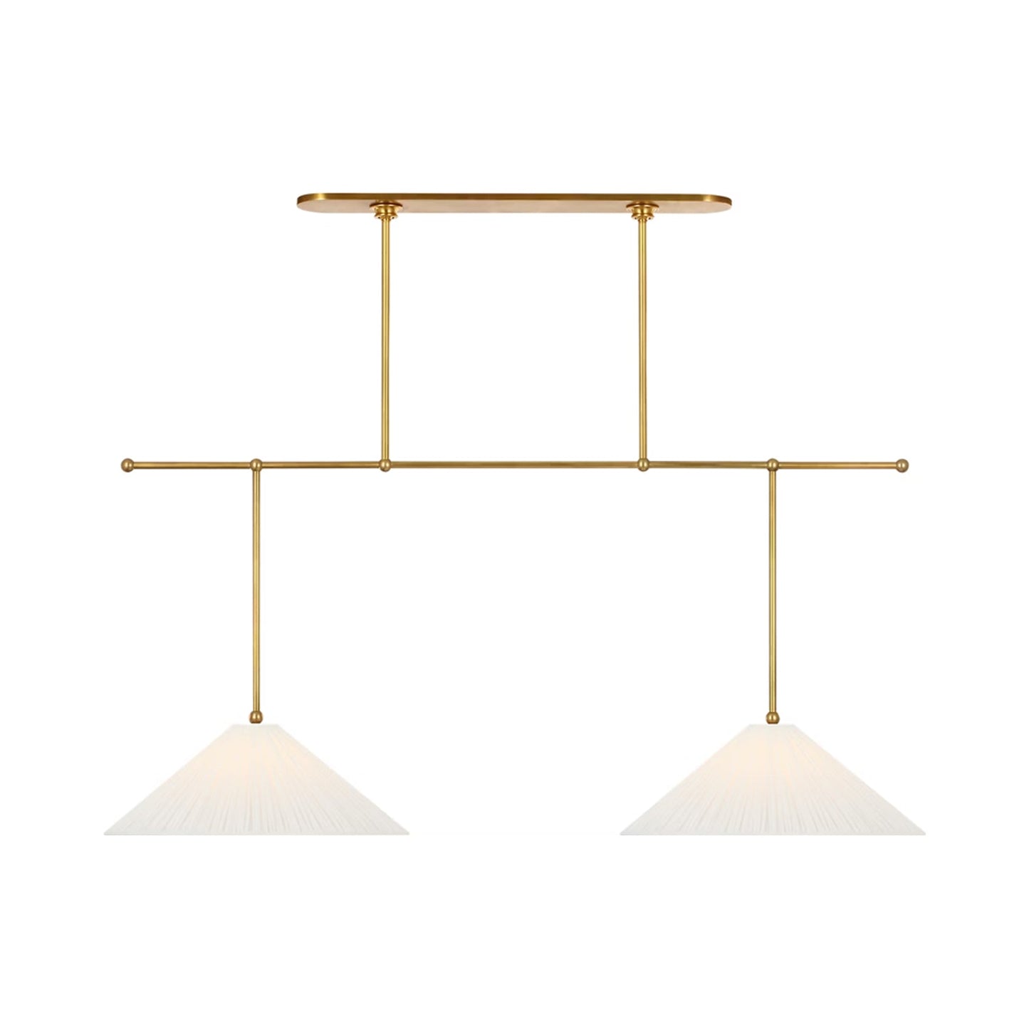 Soren Extended Drop Linear Chandelier in Detail.