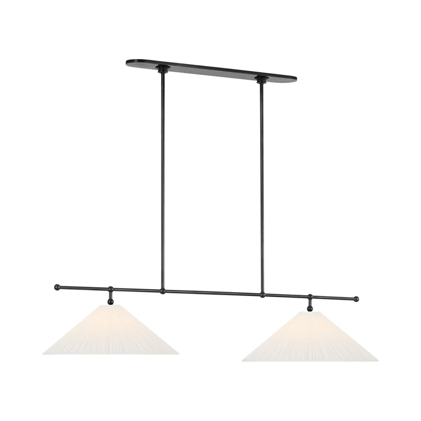 Soren Linear Chandelier in Bronze.