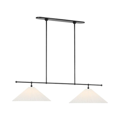 Soren Linear Chandelier in Bronze.