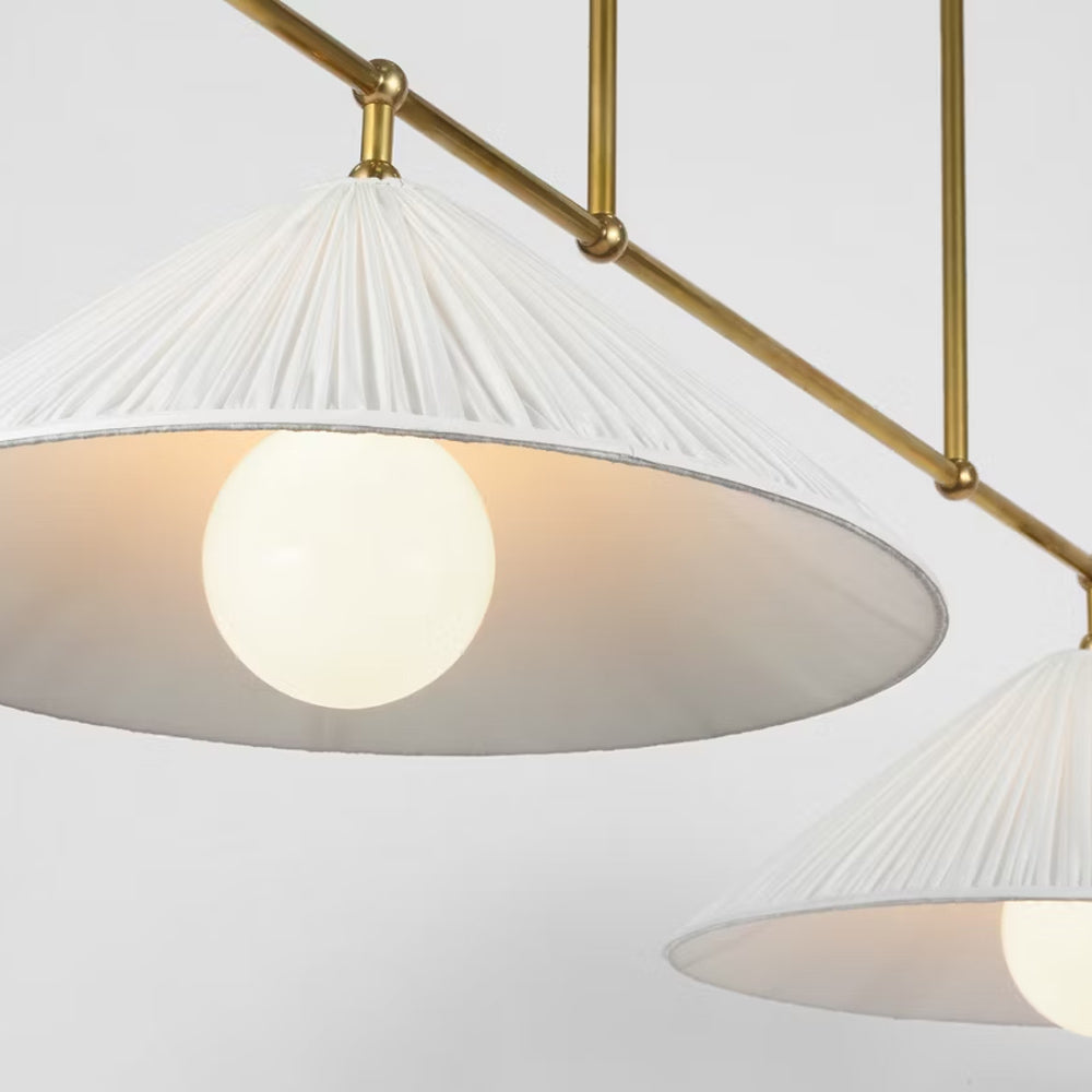 Soren Linear Chandelier in Detail.