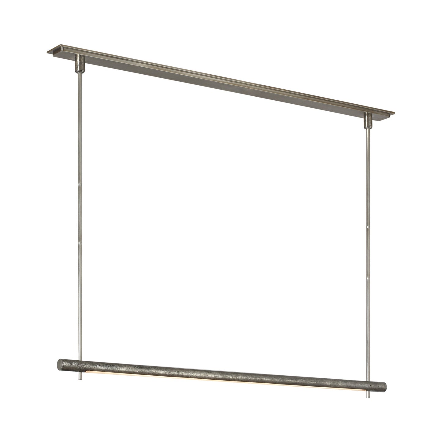 Stahl LED Linear Chandelier in Museum Pewter.