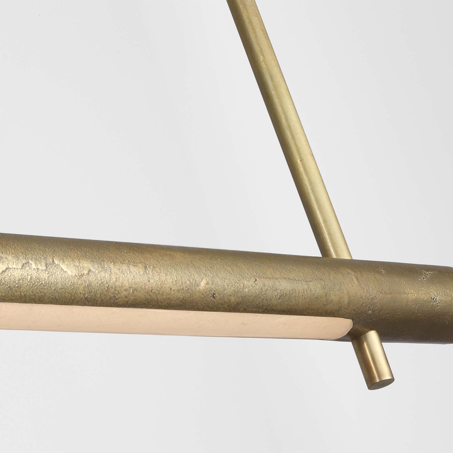 Stahl LED Linear Chandelier in Detail.