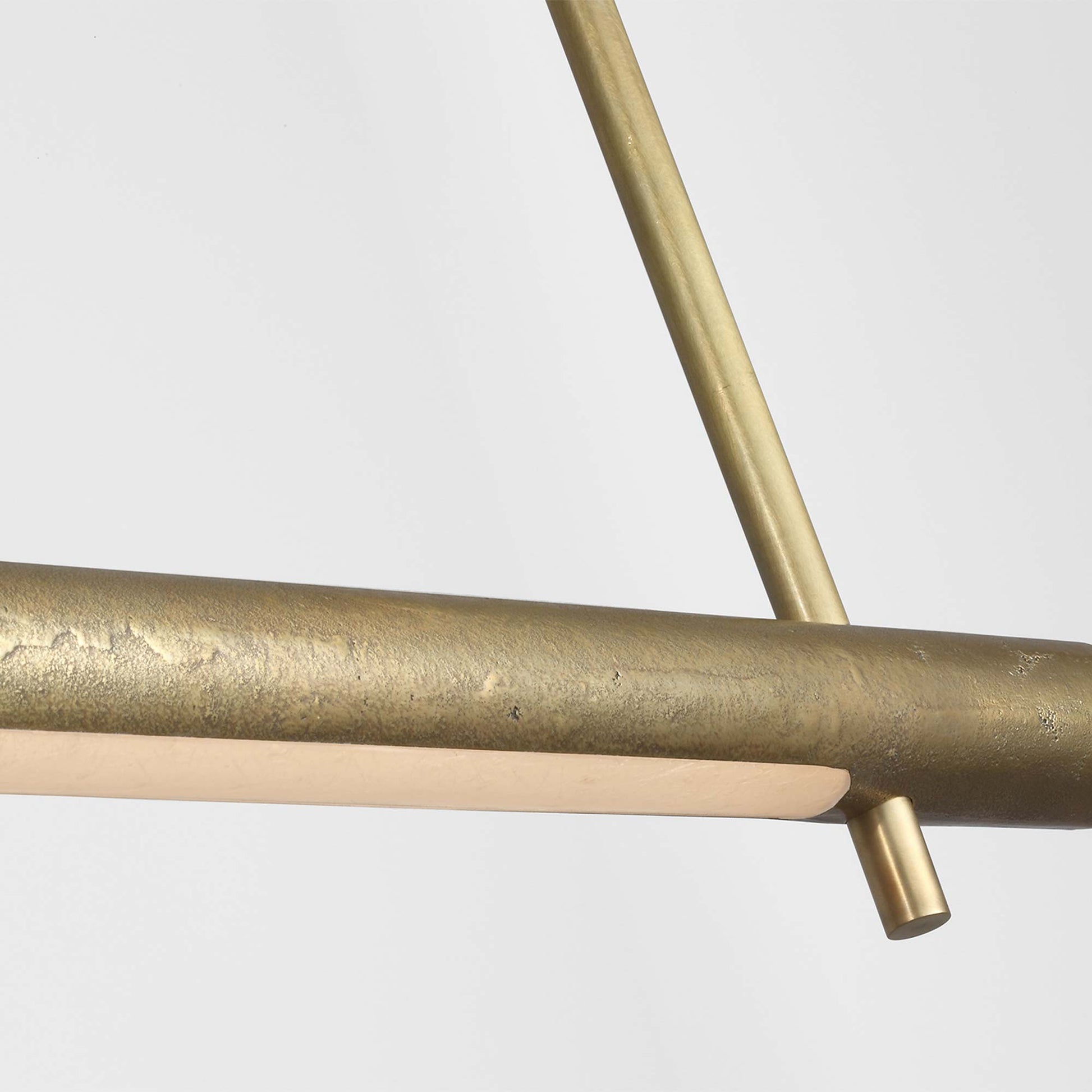 Stahl LED Linear Chandelier in Detail.