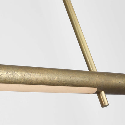 Stahl LED Linear Chandelier in Detail.