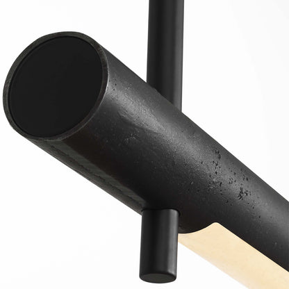 Stahl LED Linear Chandelier in Detail.