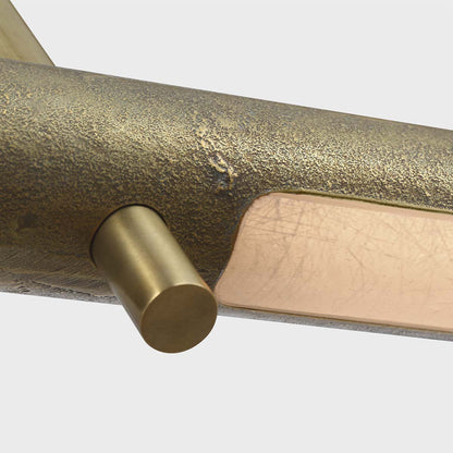 Stahl LED Linear Chandelier in Detail.