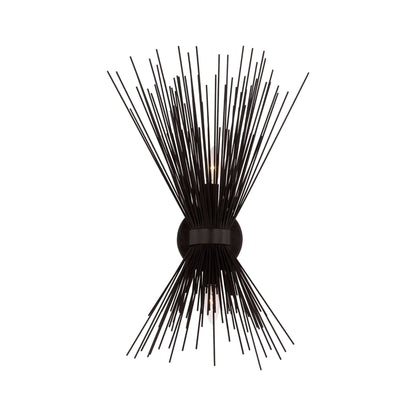 Strada Wall Light in Aged Iron (25-Inch).