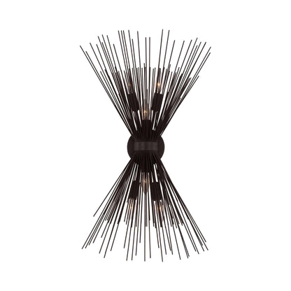 Strada Wall Light in Aged Iron (31-Inch).