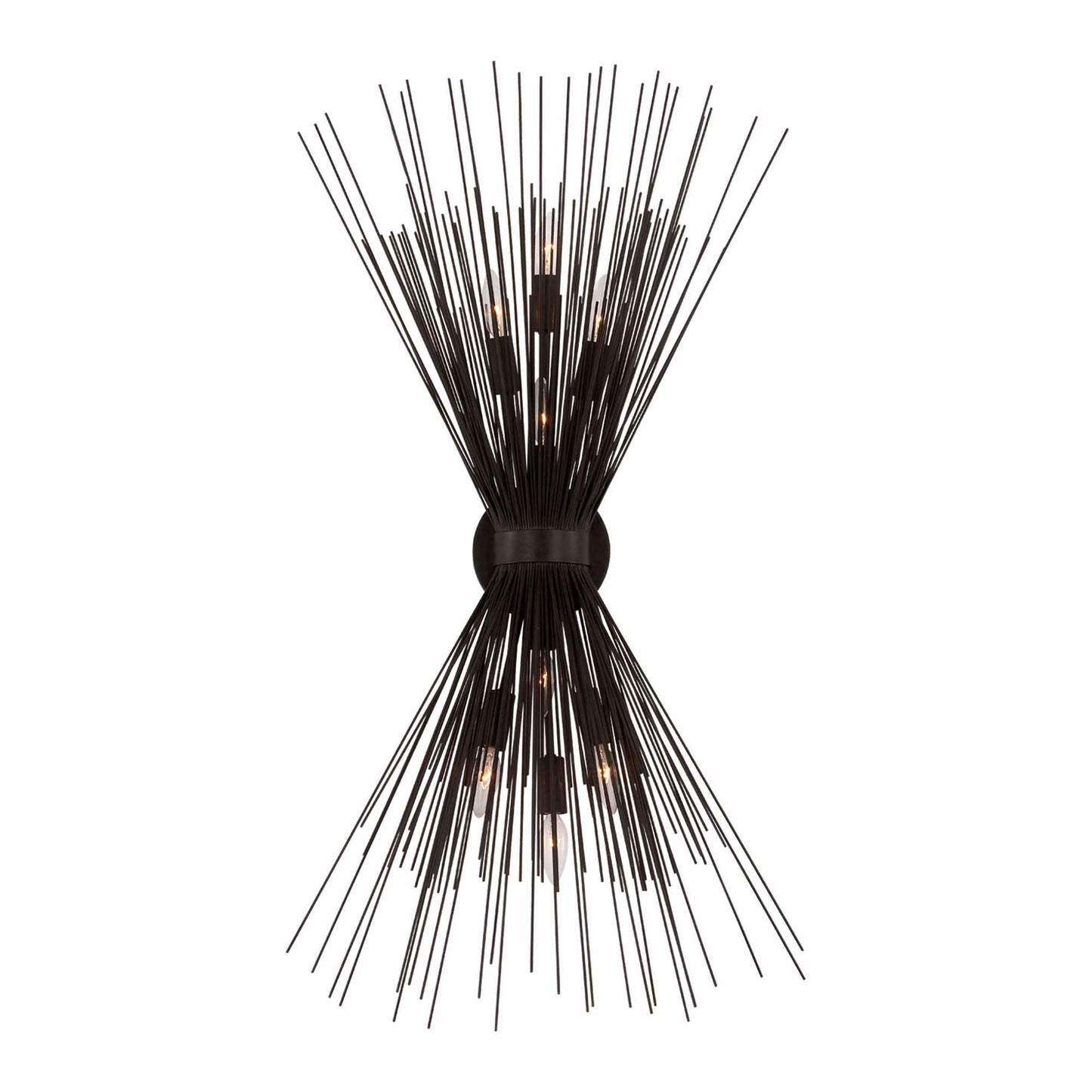 Strada Wall Light in Aged Iron (40.5-Inch).