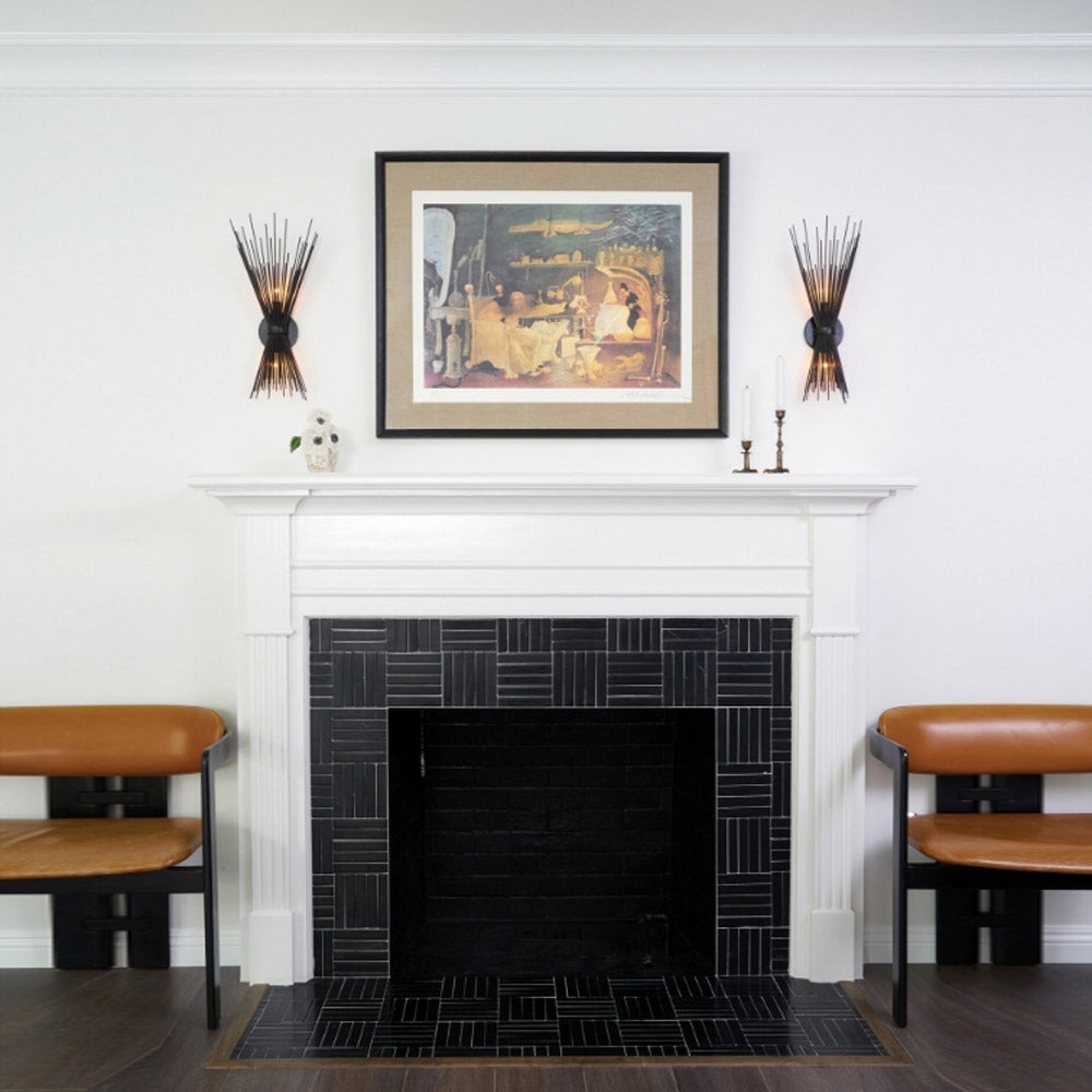 Strada Wall Light in living room.