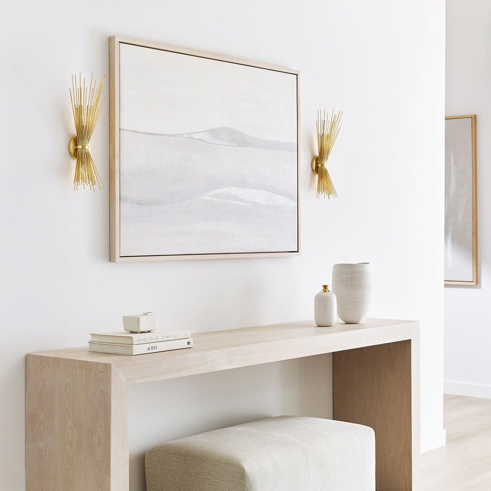 Strada Wall Light in living room.