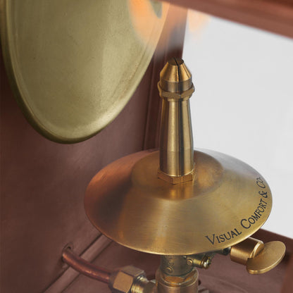 Stratford 3/4 Outdoor Gas Wall Light in Detail.