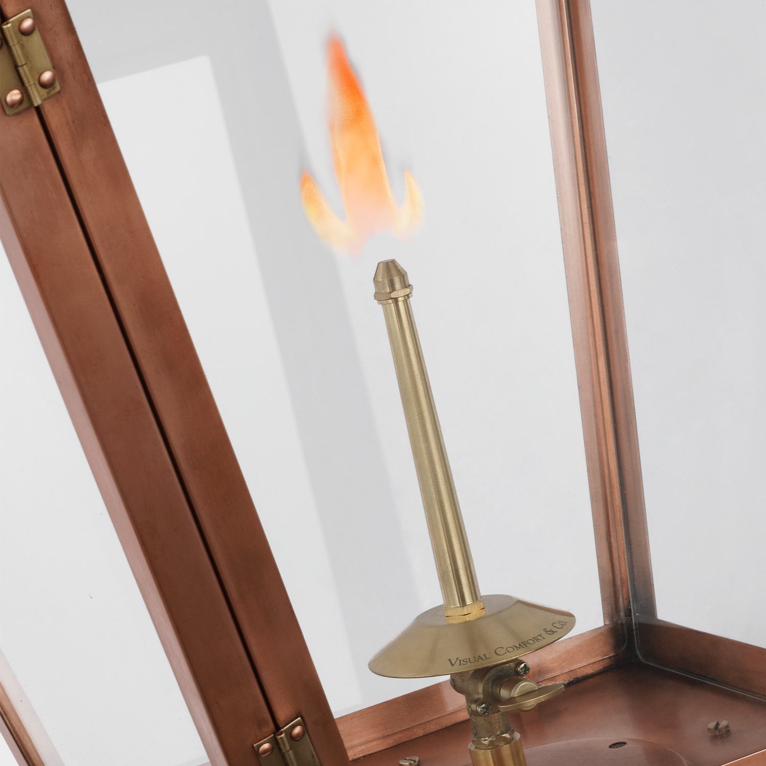 Stratford Outdoor Gas Post Light in Detail.