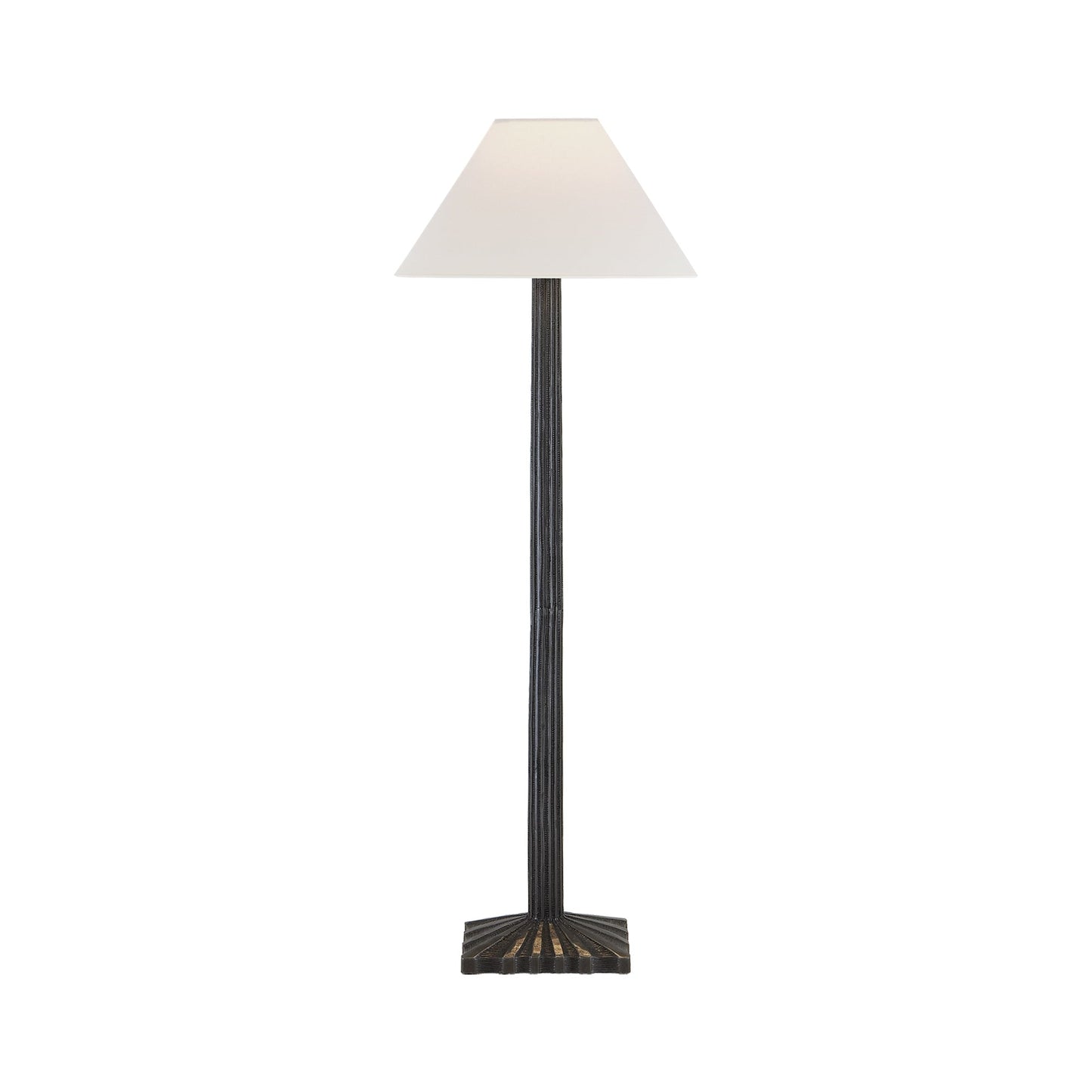 Strie Table Lamp in Aged Iron.