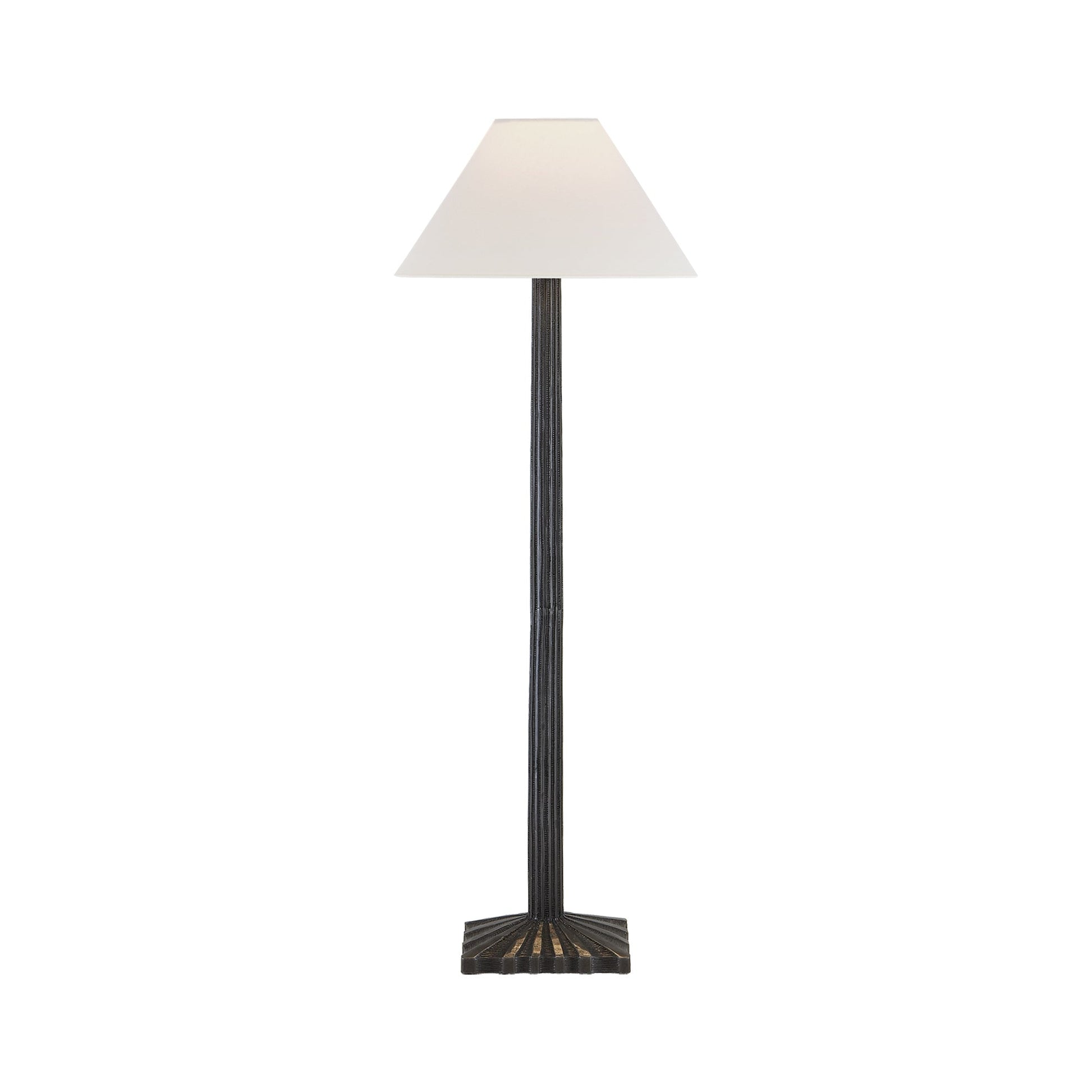 Strie Table Lamp in Aged Iron.
