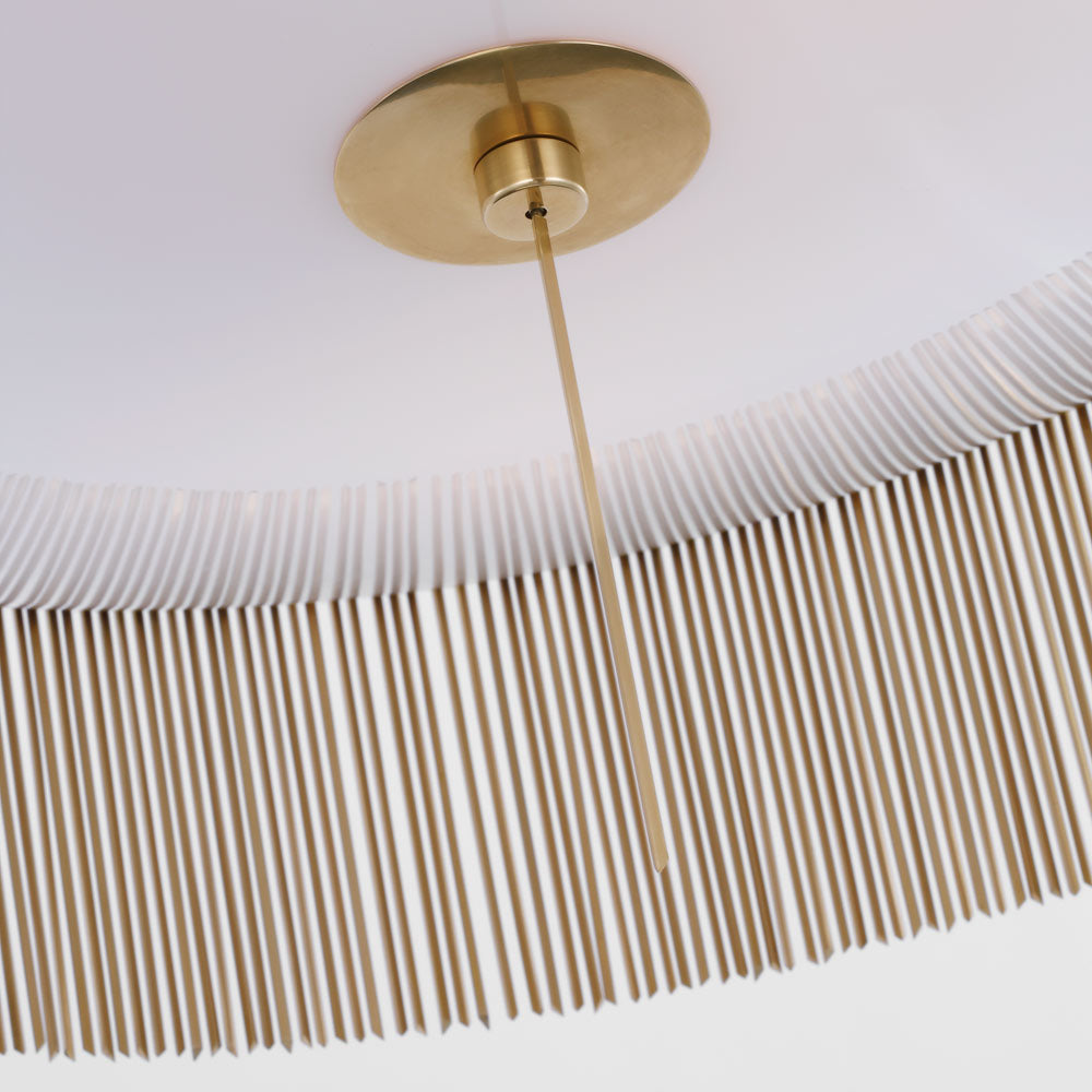 Sutton Flush Mount Ceiling Light in Detail.