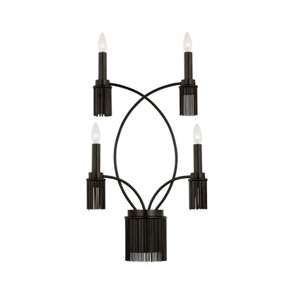 Sutton Wall Light in Bronze (4-Light).