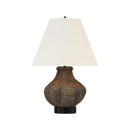 Tahiti Table Lamp in Smoke (24.75-Inch).
