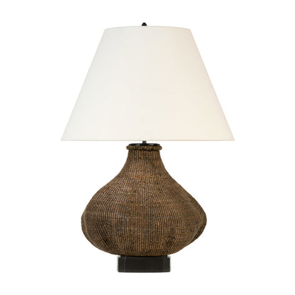 Tahiti Table Lamp in Smoke (31.75-Inch).