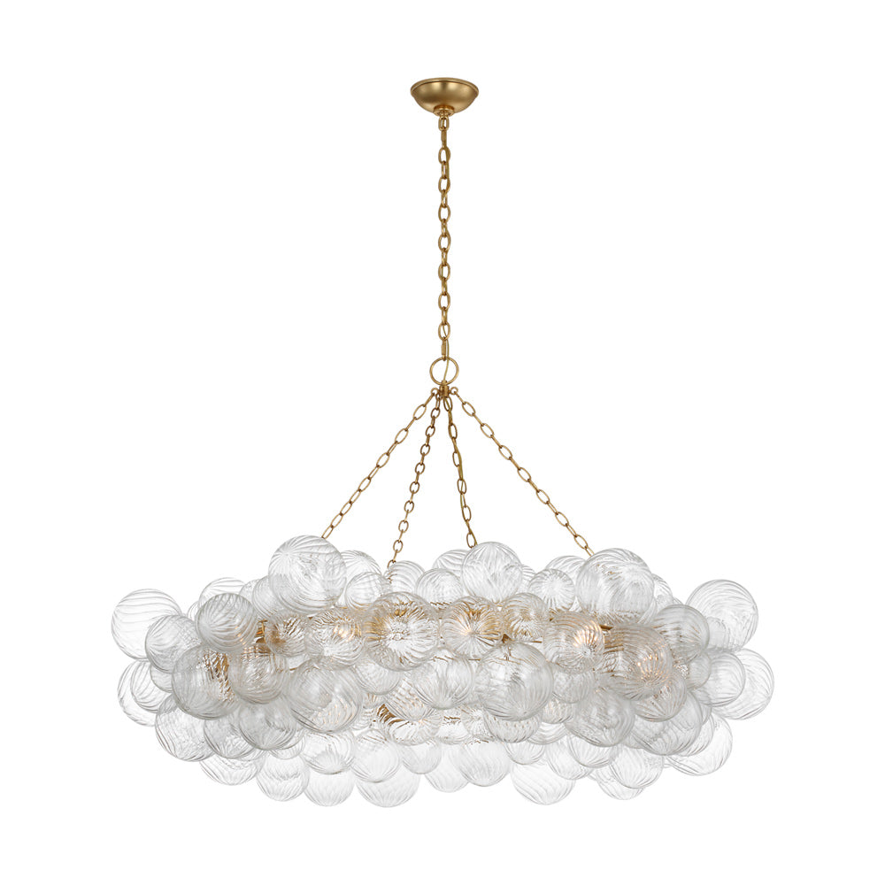 Talia Ring Chandelier in Gild (53.5-Inch).