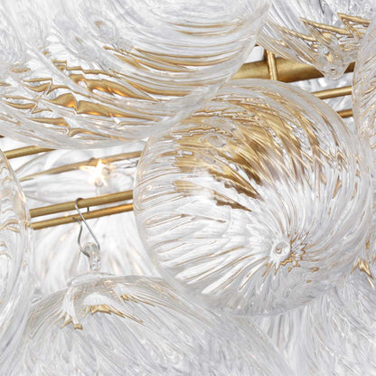 Talia Ring Chandelier in Detail.