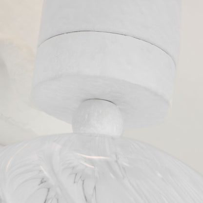 Talia Swirled Glass Wall Light in Detail.