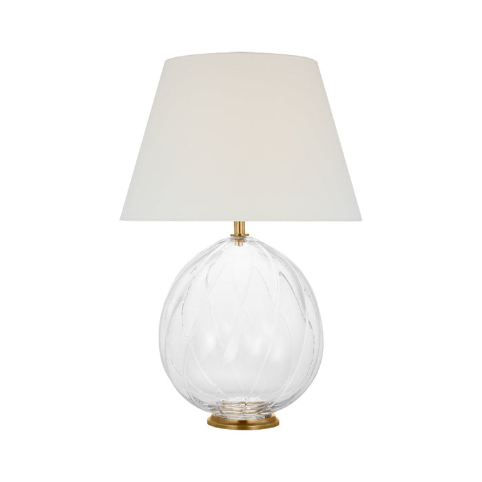 Talia Table Lamp in Clear Glass.