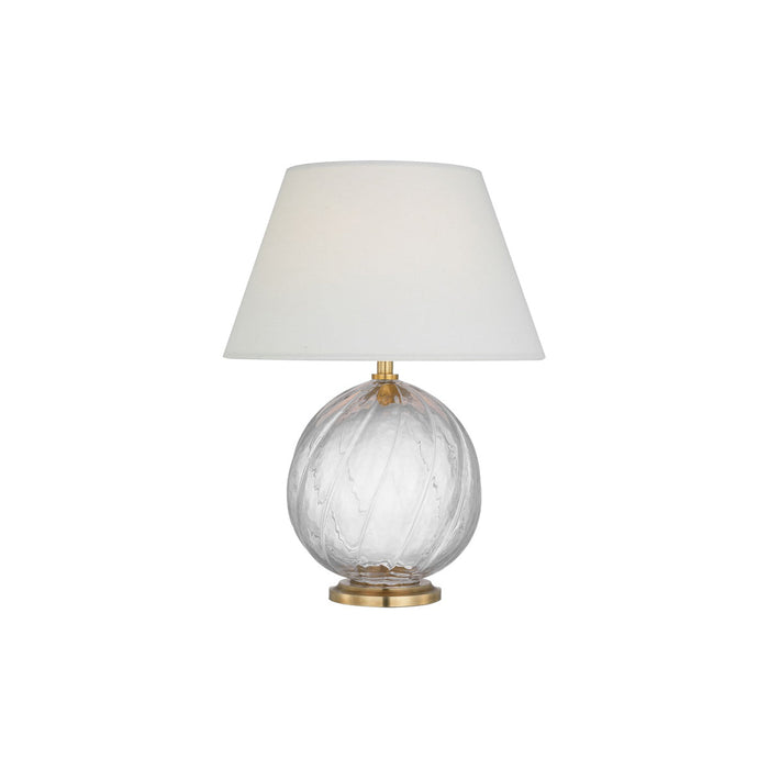 Talia Table Lamp in Clear Glass(Small).