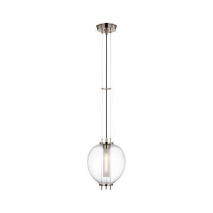 Taro Pendant Light in Antique Nickel (9-Inch).