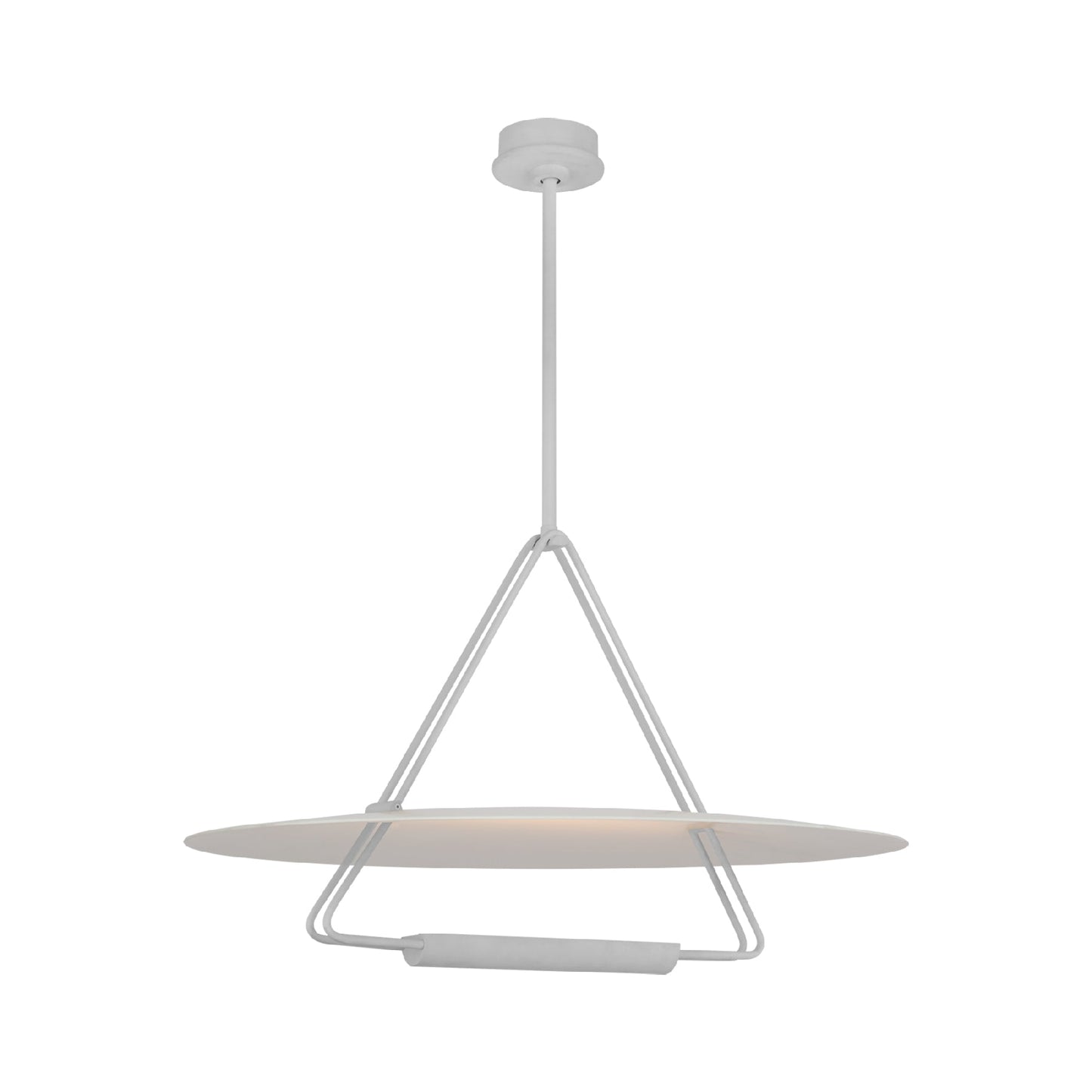 Teline LED Chandelier in Matte White.