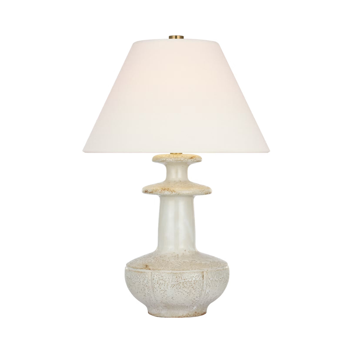 Temara Table Lamp in Corsican White.