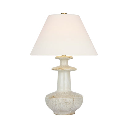Temara Table Lamp in Corsican White.