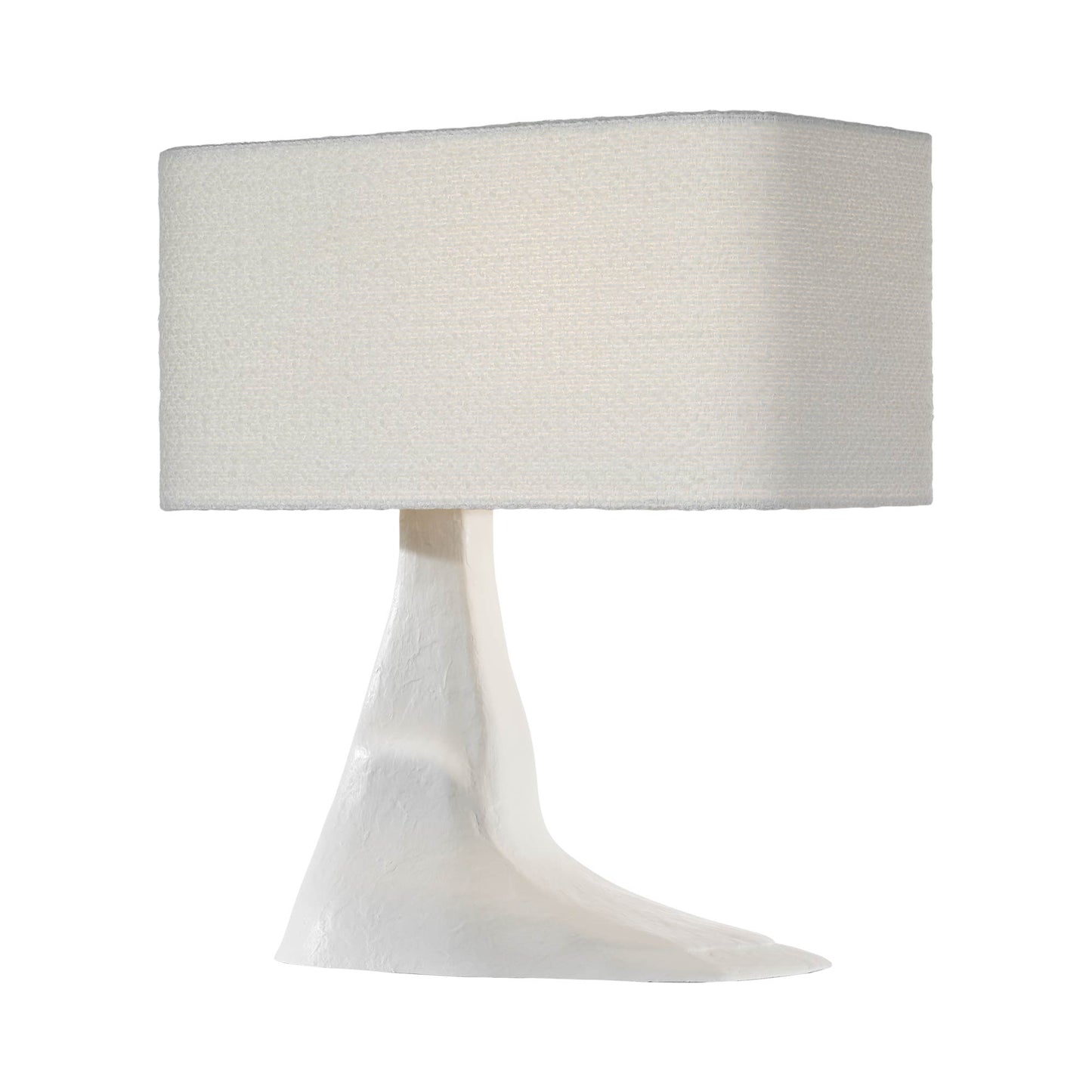 Terra-Forma Table Lamp in Plaster White (Left).