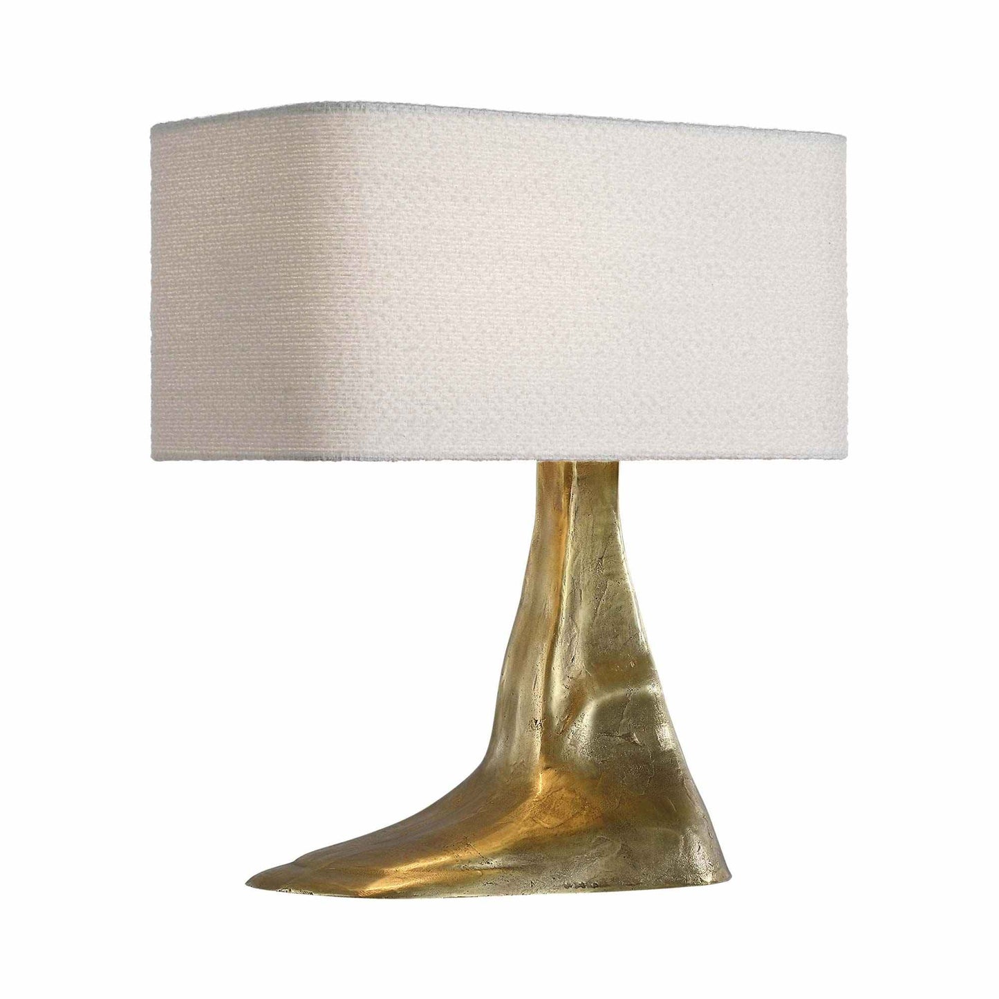 Terra-Forma Table Lamp in Museum Brass (Right).