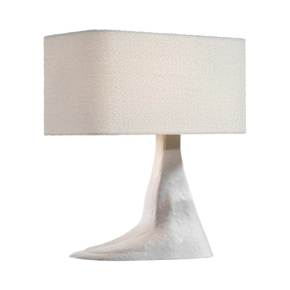 Terra-Forma Table Lamp in Plaster White (Right).
