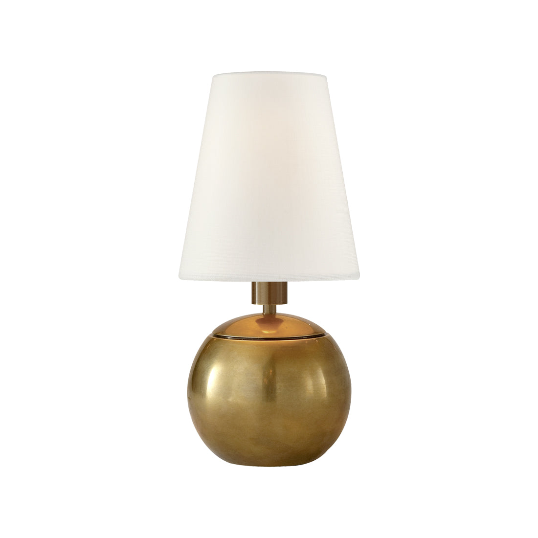Terri Table Lamp in Hand-Rubbed Antique Brass (11.5-Inch).
