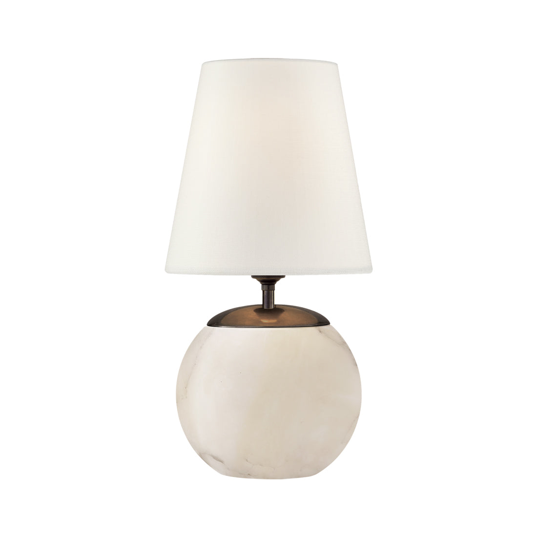 Terri Table Lamp in Alabaster (12.5-Inch).